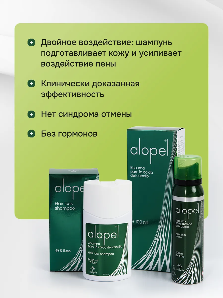 АЛОПЕЛЬ ПЕНА + ШАМПУНЬ